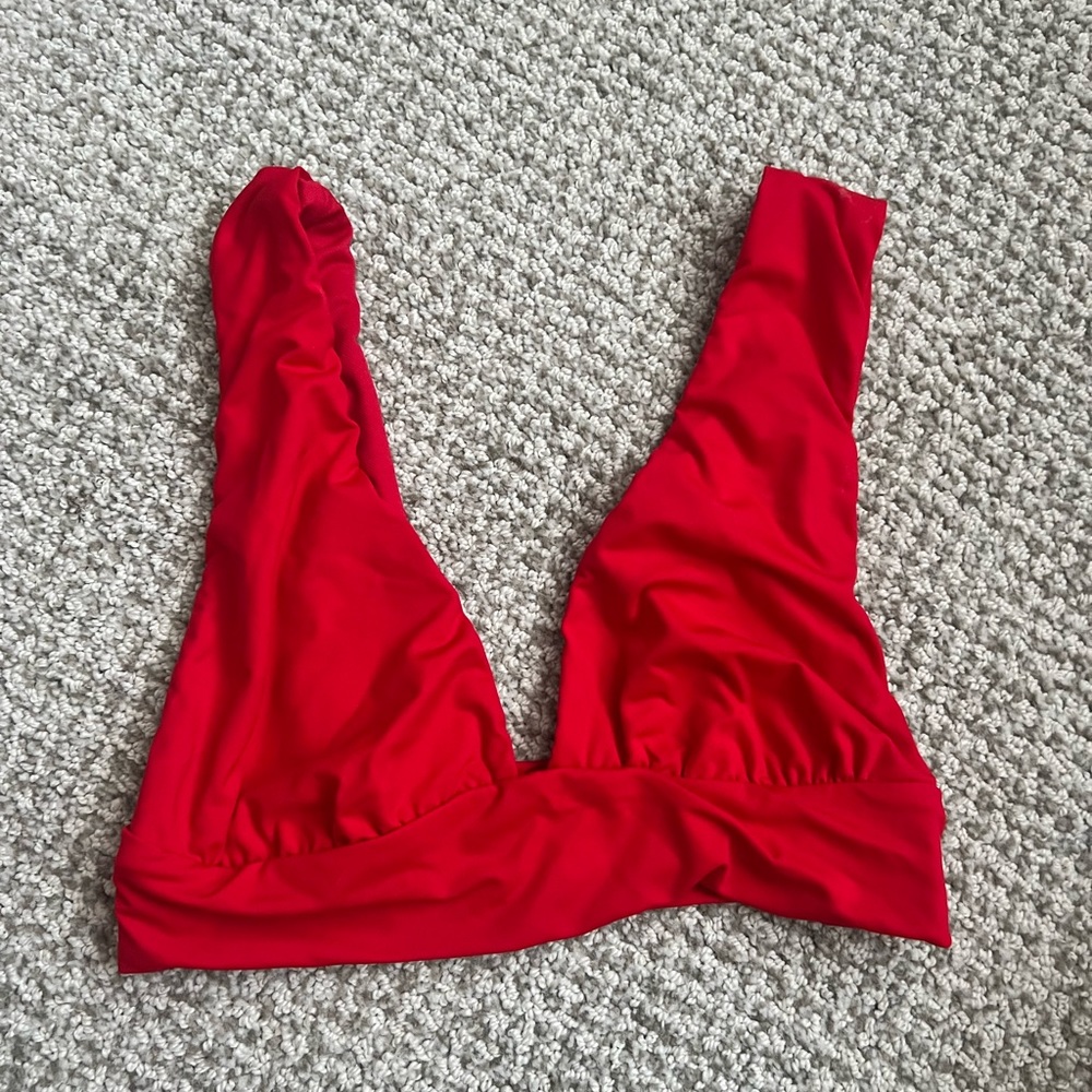 Billabong red bikini top